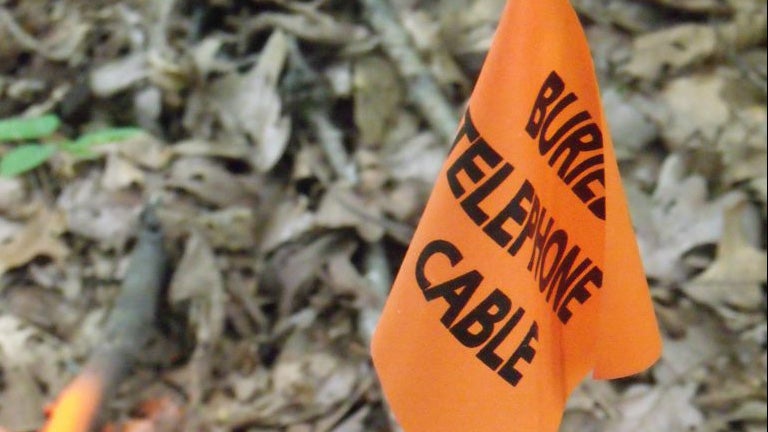 Buried Electric Cable flag